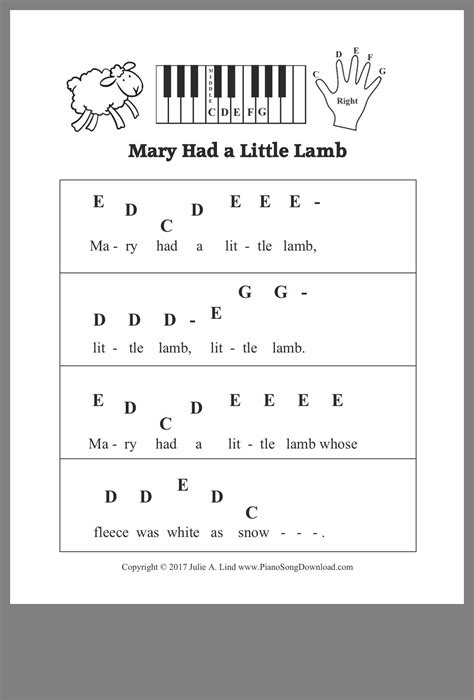 Music Notes Sheet For Beginners