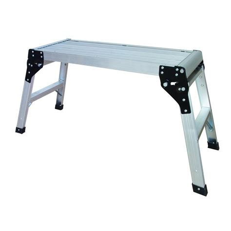 MetalTech 30 in. Aluminum Portable Work Platform-E-PWP7000AL - The Home ...