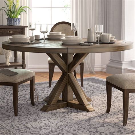 20+ Round Wood Pedestal Table