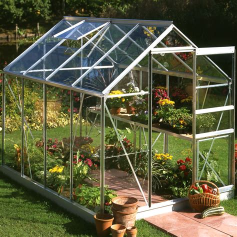 6x8 Horticultural glass Apex Greenhouse | Departments | DIY at B&Q