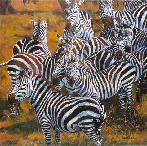 Zebra Herd - Frank Gee