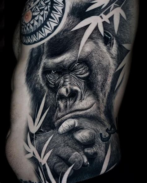 Share 80+ simple gorilla tattoo best - in.cdgdbentre