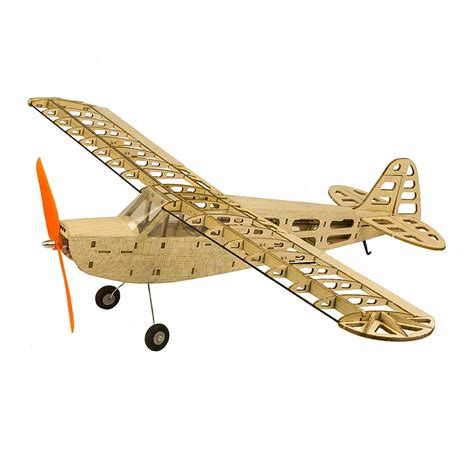 T0801 EP J3 Balsa Wood RC Airplane 600mm Wingspan Biplane RC Aircraft ...