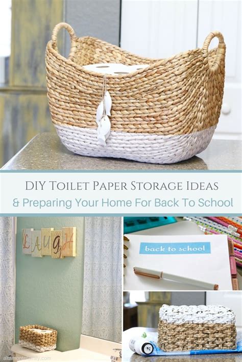 DIY Toilet Paper Storage Basket | Altamonte Family