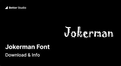 Jokerman Font Family: Free Download