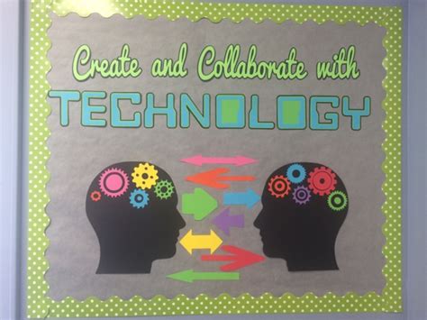 A Techy Teacher with a Cricut: Computer Lab Bulletin Board: create and ...