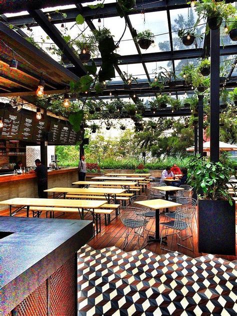 Garden Restaurant Design Ideas With Interior Look