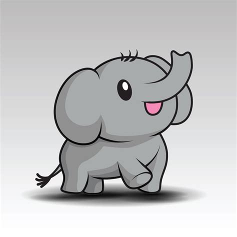 Baby Elephant Cartoon Image - Baby Viewer