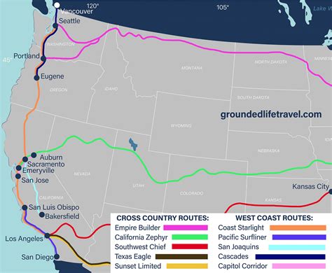 Amtrak Map and Route Guide | Grounded Life Travel