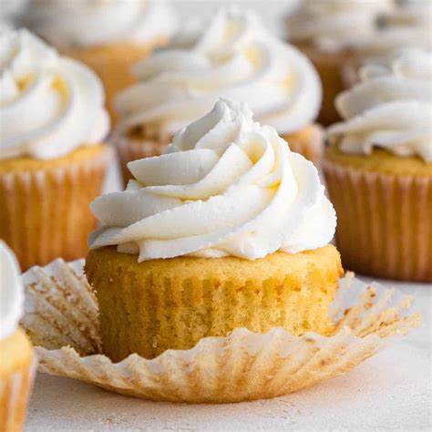 Vanilla Cupcakes Recipe (from scratch) - JoyFoodSunshine