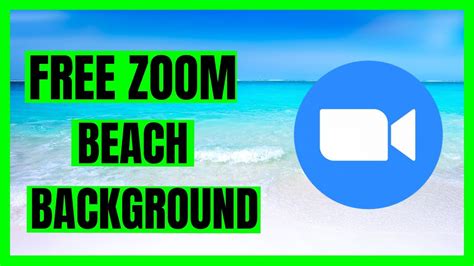 Moving Beach Zoom Background