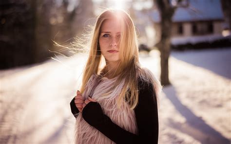 DAVALI Photography, women, snow, sunlight, model, women outdoors, 500px ...