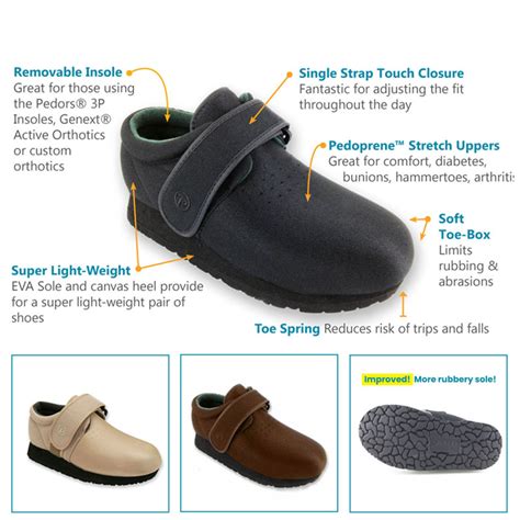 Step into Relief: Discover Mens Shoes for Swollen Feet by Pedors