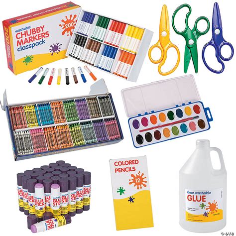 Bulk 1023 Pc. Classroom Art Supplies Kit | Oriental Trading