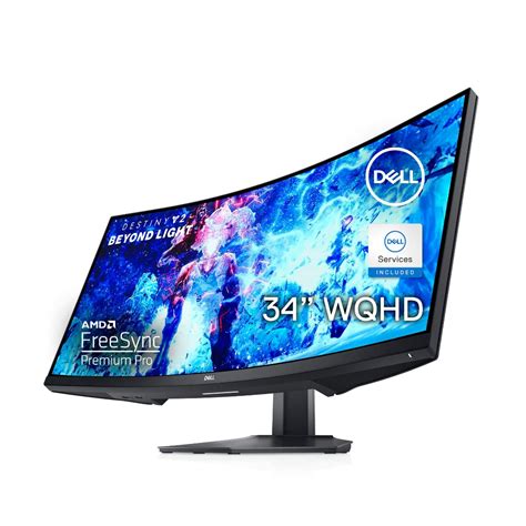 Dell Curved Gaming Monitor 34 Inch Curved Monitor with 144Hz Refresh ...