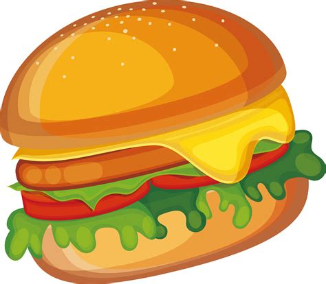 Hamburger clipart double cheeseburger, Hamburger double cheeseburger ...