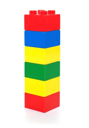 Vintage Lego Duplo Bricks Stacked Stock Photo - Download Image Now - iStock