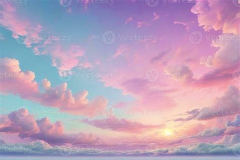 Pastel Sky Background, Dreamy Sky Background, Pastel Sky Wallpaper ...