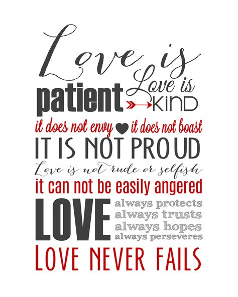 Love Is Patient Subway Art Printable 1 Corinthians 13 The Girl Creative