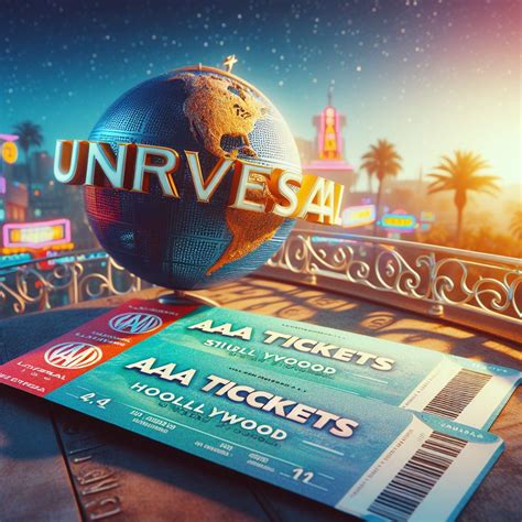 Aaa, Tickets for Universal Studios Hollywood