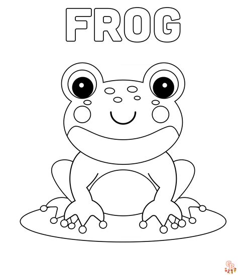 Cute Frog Coloring Pages: Free Printable Pages for Kids