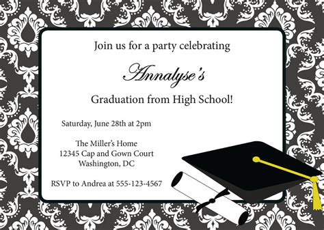 40+ FREE Graduation Invitation Templates - Template Lab