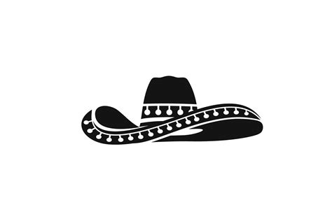 Mexican Hat Sombrero Flat Vector Icon Graphic by sore88 · Creative Fabrica