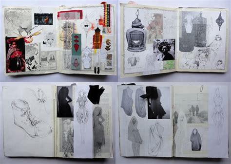 Textiles and Fashion Design Sketchbooks - 20 Inspirational Examples