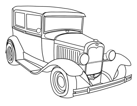 Car Coloring Pages Free Download