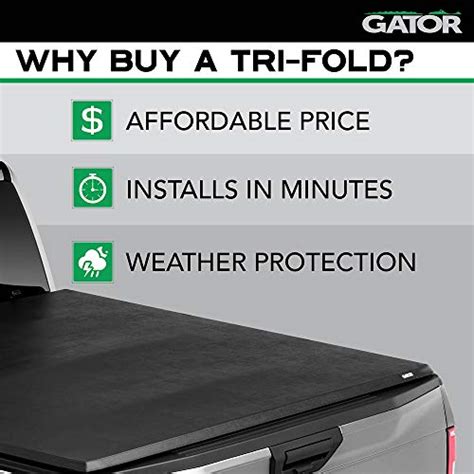 Gator ETX Soft Tri-Fold Truck Bed Tonneau Cover | 59201 | Fits 2009 ...