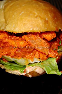 Burnt A Little: Tandoori Chicken Sandwich