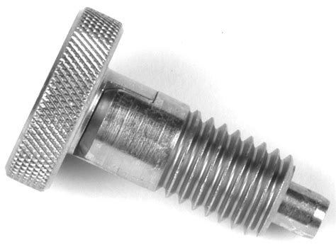 Knurled Knob Hand Retractable Spring Plunger with Steel Locking Handle ...