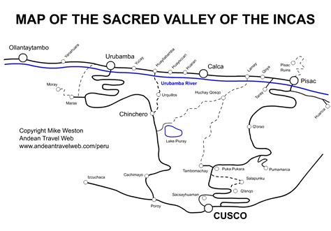 Sacred Valley Tourist Map - Sacred Valley Peru • mappery