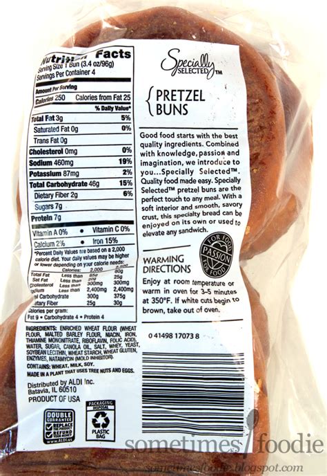 Sometimes Foodie: Pretzel Buns - Aldi - Cherry Hill, NJ