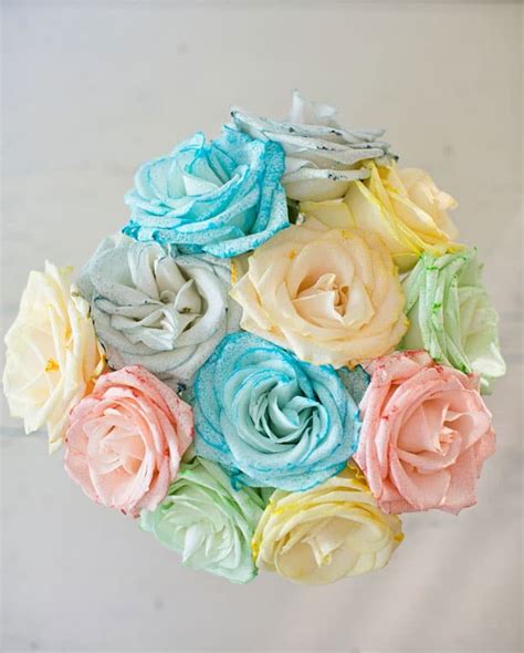 How To Dye Flowers Rainbow - Create Multicolored Roses