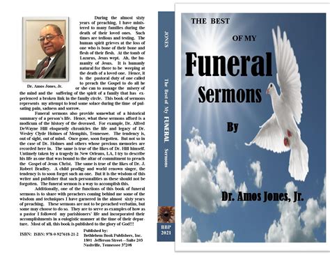 The Best of My Funeral Sermons | Bethlehem Book Publishers, Inc ...