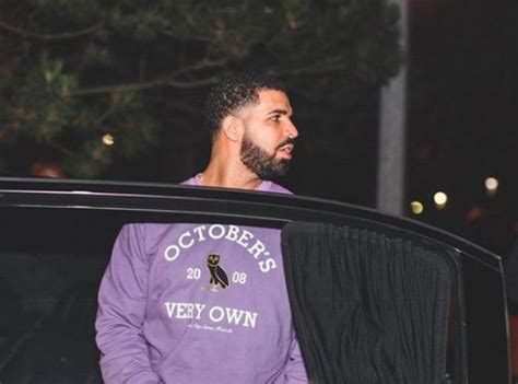 Drake was spotted repping his iconic OVO brand with this lavender ...