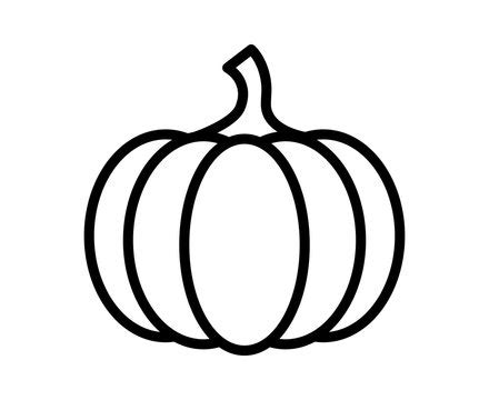 Black And White Pumpkin Clipart