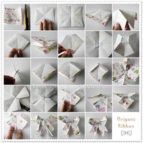 Tutorial: Origami Ribbon Bow ~ Handmade