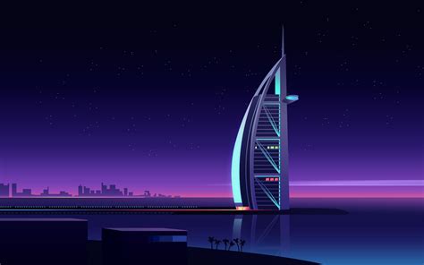 Dubai Burj Al Arab Hotel, HD Artist, 4k Wallpapers, Images, Backgrounds ...