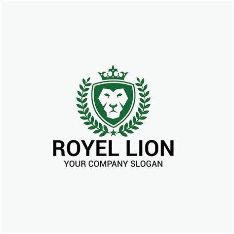 Premium Vector | Royal lion logo