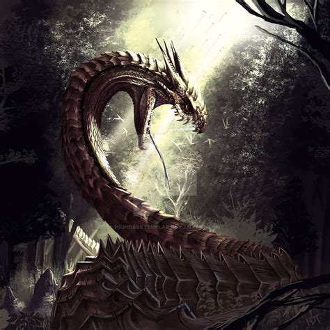 The Snake by highdarktemplar on DeviantArt | Fantasy creatures art ...