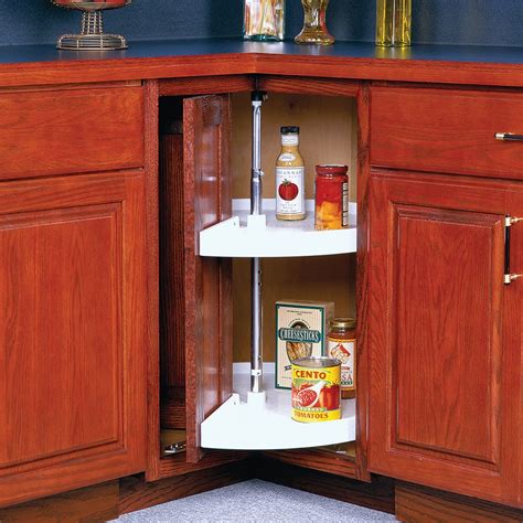 Knape & Vogt 2-Tier Plastic Pie-Cut Cabinet Lazy Susan at Lowes.com