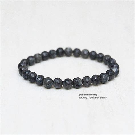 GELANG BATU 6MM • Menjual Aksesoris Wanita murah model Update setiap Hari