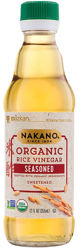 Organic Seasoned Rice Vinegar | Nakano Flavors