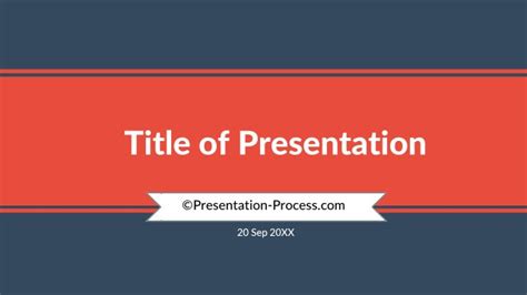 Flat Design Templates: PowerPoint Title Slide