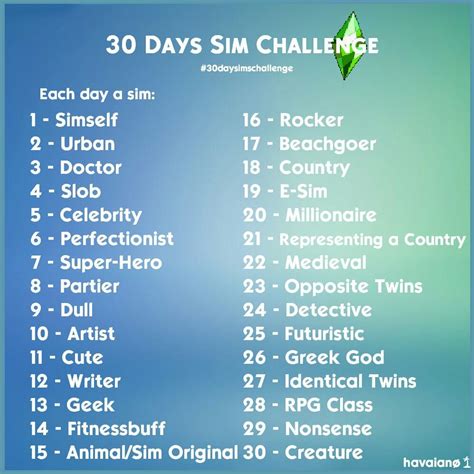 Sims 4 Cas Challenges List | Hot Sex Picture