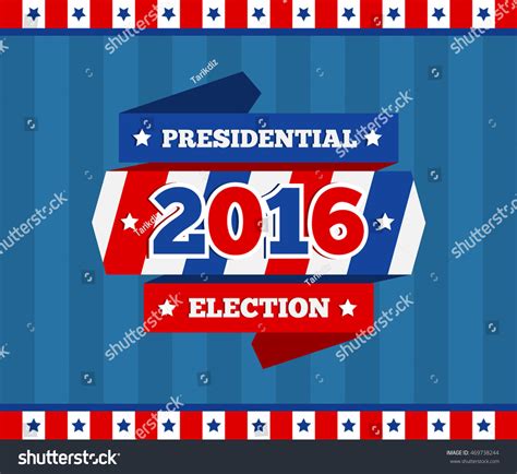 Presidential Election Background Design Stock Vector Illustration ...