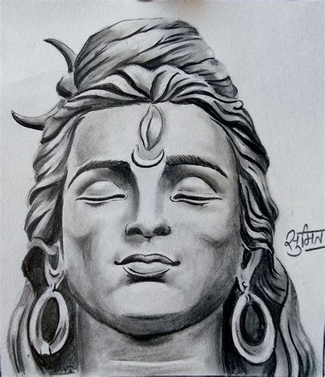 Lord Shiva Pencil Sketch Drawing Angry Lord Shiva Pencil Sketch