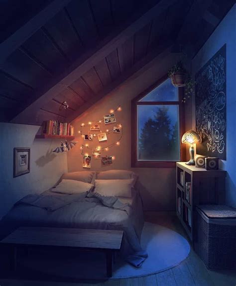 Gacha Life Backgrounds Bedroom Night - Ryu Wallpaper